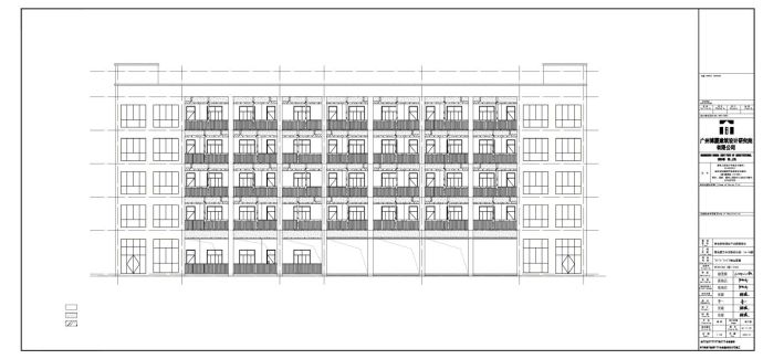 寿县第三中学教学楼建筑图_图1