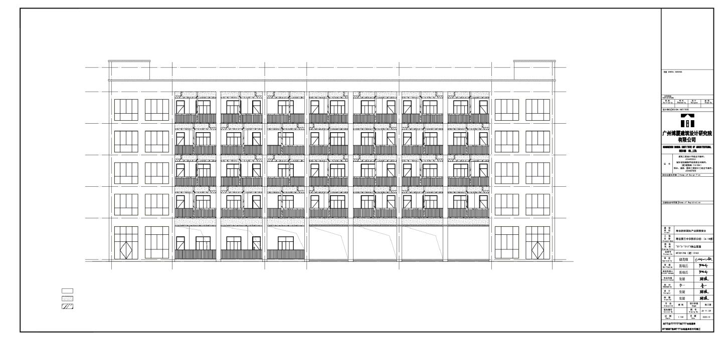 寿县第三中学教学楼建筑图