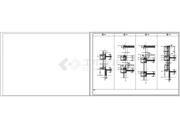 某小高层14层住宅楼加底商建筑设计cad施工图纸-图二