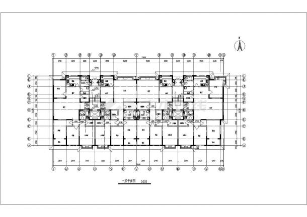 某小区九层带阁楼单元式住宅楼建筑工程设计施工图（含平立剖）-图二