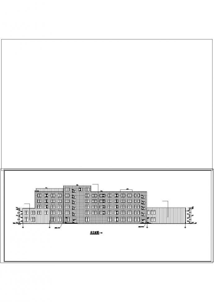 某六层星级酒店建筑施工设计cad图纸_图1