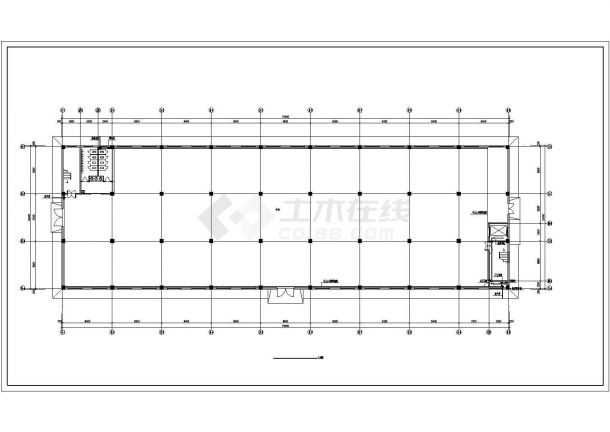 某二层厂房电气系统CAD施工图-图一