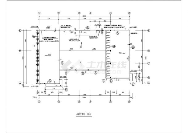 幼儿园设计_某地区两层幼儿园建筑设计CAD图-图二