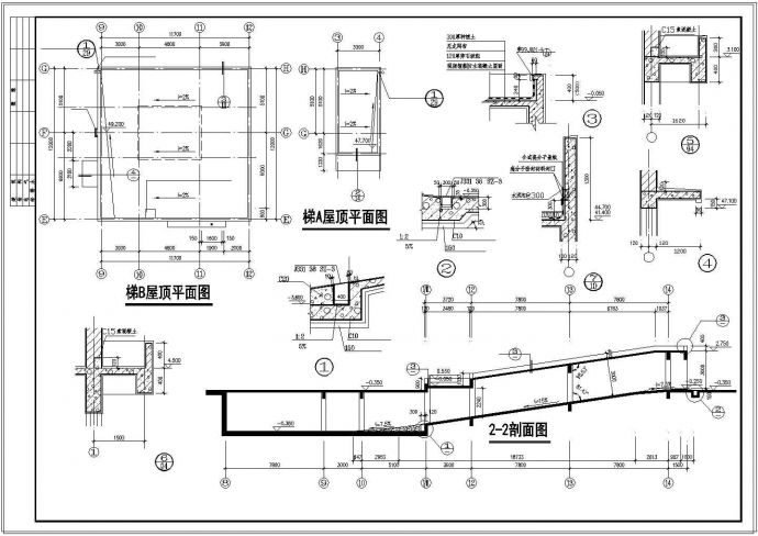 某宾馆建筑全套CAD施工设计图纸_图1