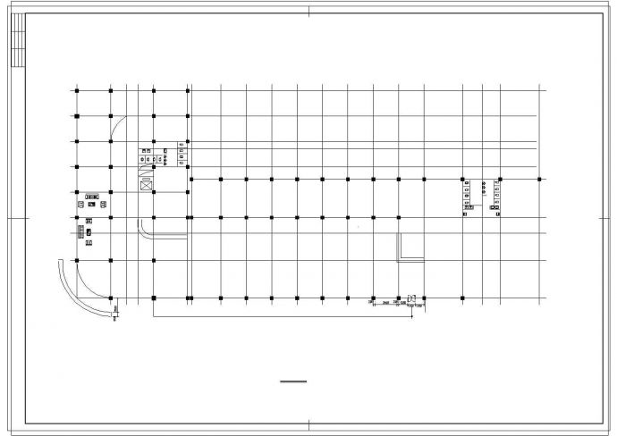 某宾馆建筑设计CAD方案施工图_图1