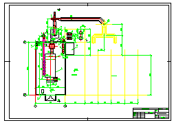 1台6th锅炉设计圈套采暖cad施工图纸-图二