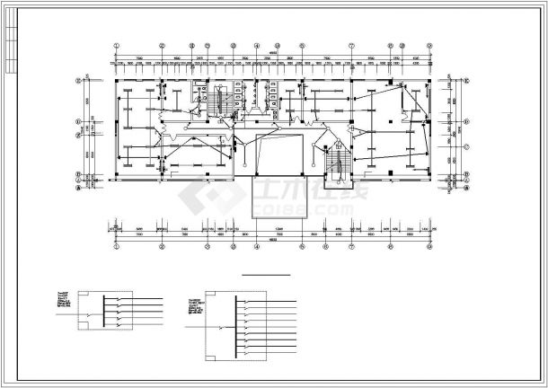 多层办公楼电气设计方案施工图系列-图二