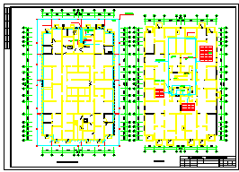 18层住宅楼带人防电气设计施工CAD图纸_图1