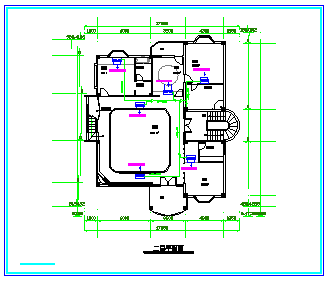 别墅MRV空调cad施工方案图纸