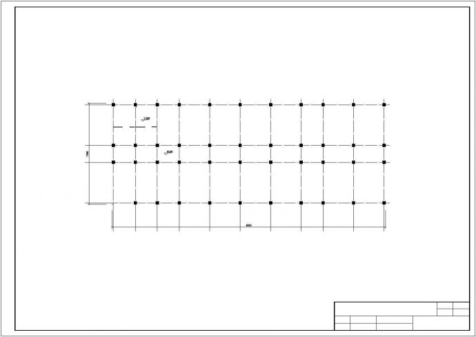 某框架办公楼设计建筑CAD平面设计完整总图_图1