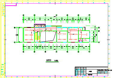 框架结构办公大楼电气设计施工cad图纸_图1