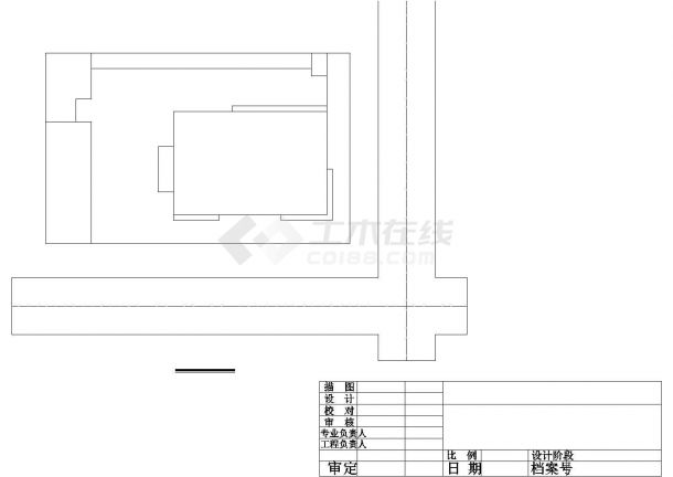 某哈尔滨商场百货大楼3层设计CAD建筑施工详细图-图二