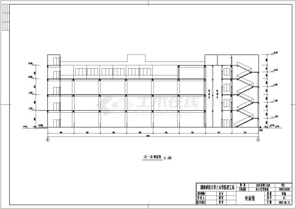 某商场齐云百货设计CAD全套详细完整建筑总平面-图一