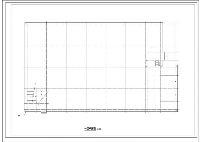 某土木工程本科毕业设计CAD详细设计完整总图_图1