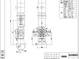交流润滑油泵SNS280R54R12.1W2立式船用三螺杆泵外形尺寸图图片1