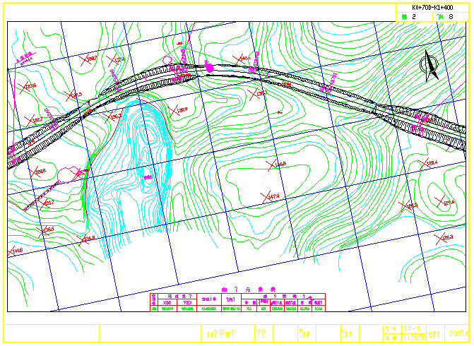某路线CAD系统完整设计平面图 _图1