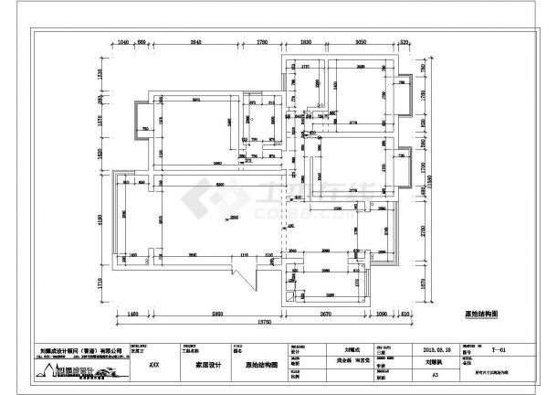 新中式130平米3室2厅2卫住宅楼建筑施工图-图二