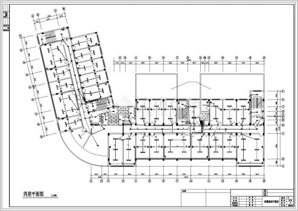 办公楼电气系统CAD设计图-图二