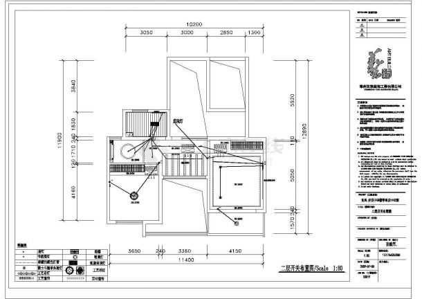 某小区详细简单大方中式别墅CAD设计图纸-图二