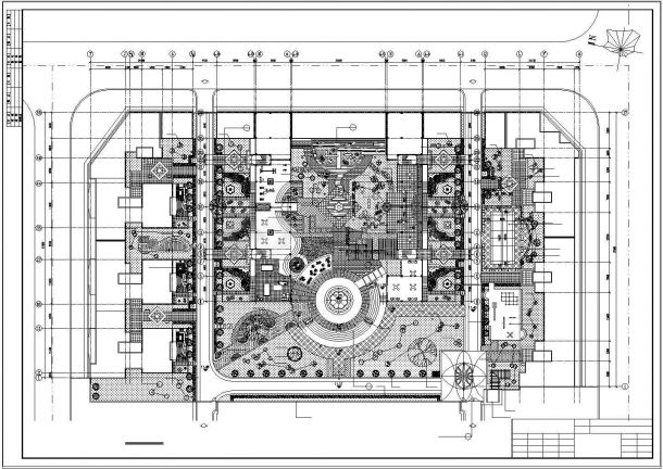 广场景观绿化设计CAD参考图-图二