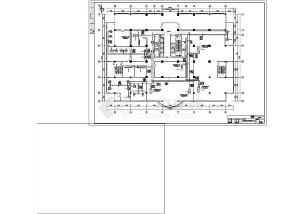 办公大厦中央空调设计全套施工图-图一