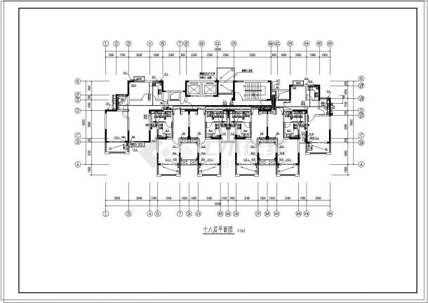 [安徽]高层住宅小区给排水消防cad施工图（400张 冷凝水系统）-图二