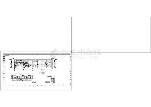厂房设计_某钢结构厂房平立剖面图非常标准CAD图纸设计-图一