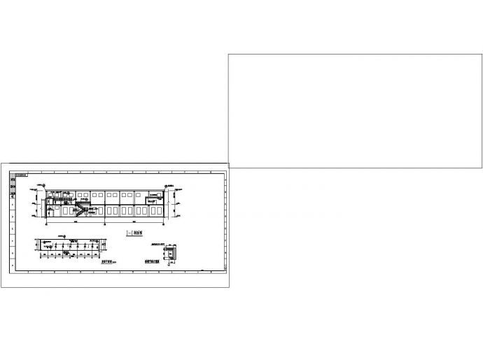 厂房设计_某钢结构厂房平立剖面图非常标准CAD图纸设计_图1