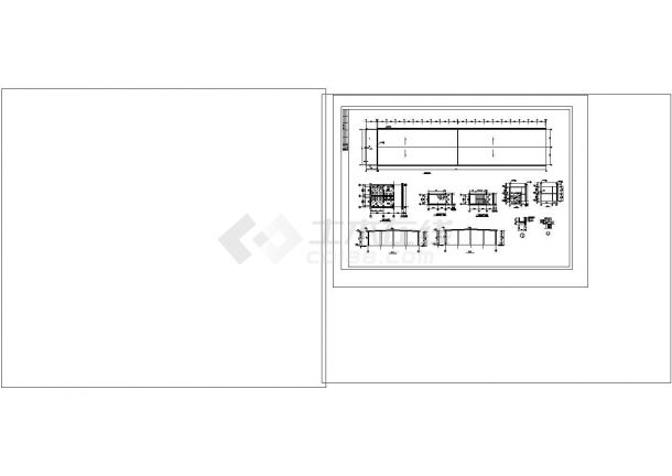 厂房设计_某钢结构厂房建筑图纸非常标准CAD图纸设计-图二