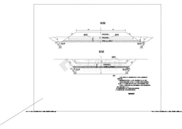 0-62m厚度中软土路基处理大样图cad图纸-图一