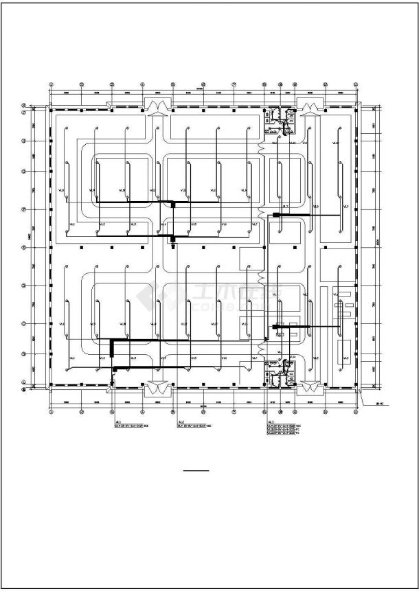 厂房电气消防设计图(共13张图纸)-图一
