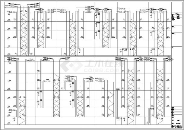 [天津]某大型商业中心暖通设计cad全套施工图纸（含设计说明，91张图）-图一