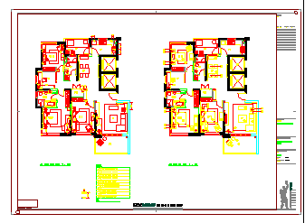 酒店式公寓样板房施工设计CAD图纸-图二