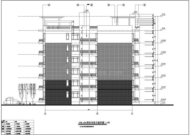 大师何镜堂作品-a3型住宅施工图，含设计说明-图二