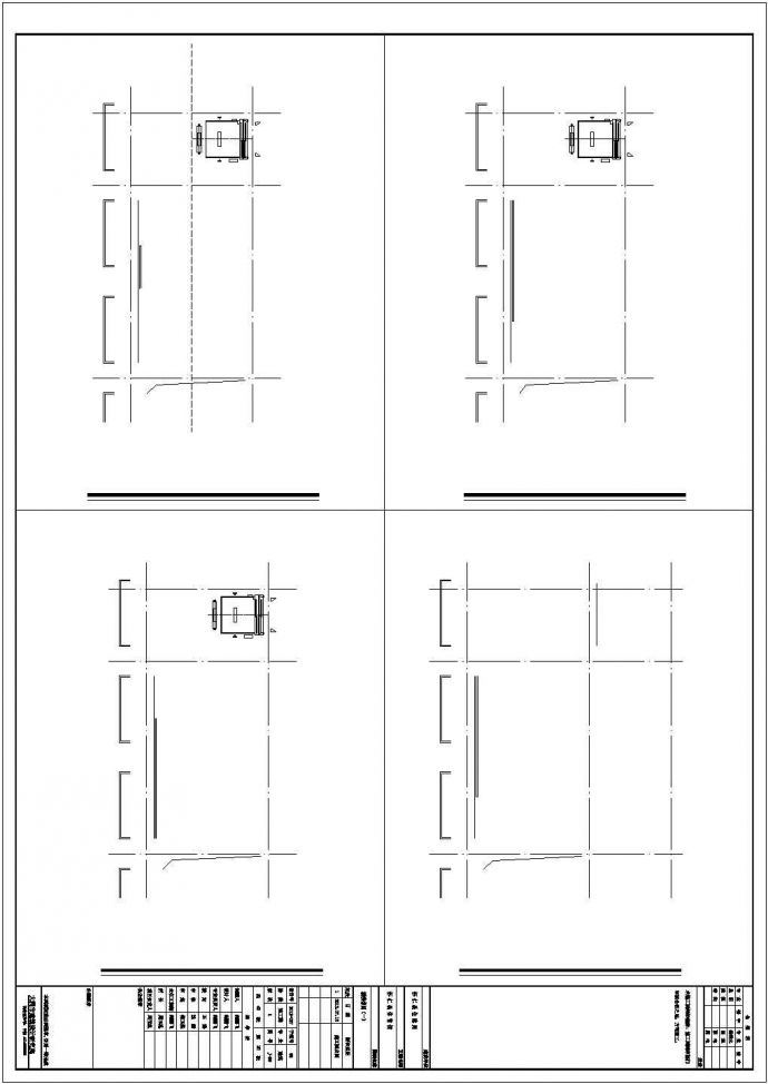 某三层县级钢网架金属屋面丙型体育中心建筑设计施工CAD图纸_图1