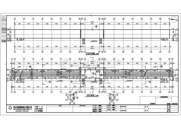 某大学现代风格运动场建筑方案设计施工CAD图纸-图二