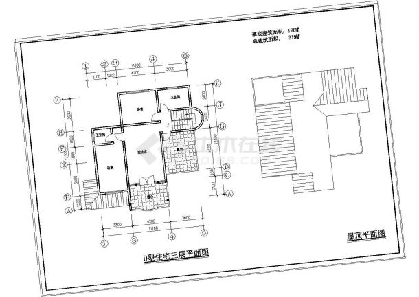 城镇居民点规划（含单体）建筑设计施工图-图二