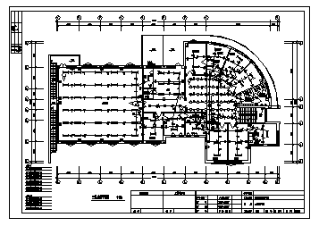 某市三层水库调度中心楼电气施工cad图(含照明配电，弱电系统设计)-图一