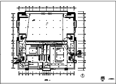 某市四层外国语学校食堂综合楼电气施工cad图(含照明，弱电设计)-图二