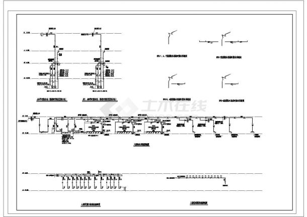 [广东]一类公建超高层综合体给排水消防cad施工图（大空间智能 气体灭火 系统图全）-图一