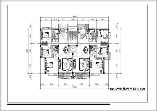 住宅新区8#地块设计方案施工图-图二
