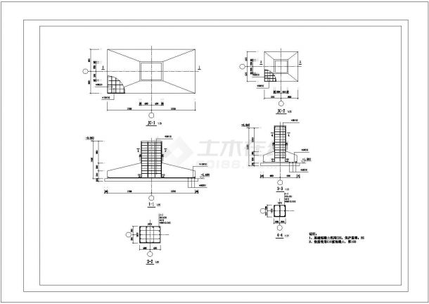 840平米12m单跨(5t行车)双坡门式轻钢结构厂房结构施工图-图二