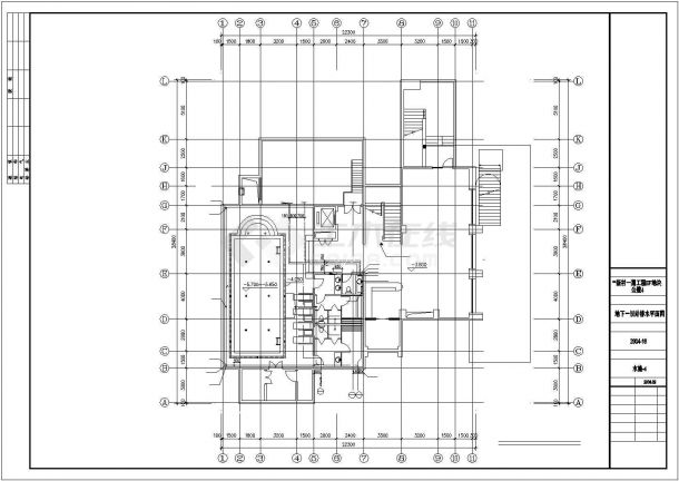 某住宅区三层别墅建筑给排水设计CAD图-图二