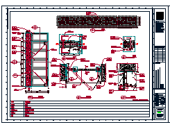工业化复古简约loft酒吧装修CAD施工图+效果图-图二