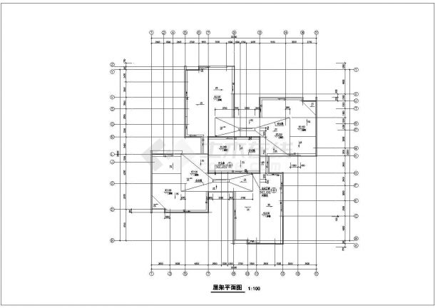 某地区现代高层住宅楼建筑方案设计施工CAD图纸-图一
