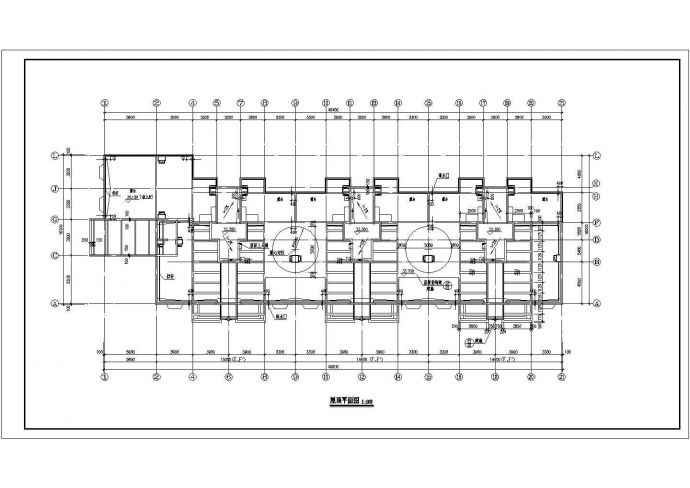 某市中心经典小区高层住宅楼建筑方案设计施工CAD图纸_图1
