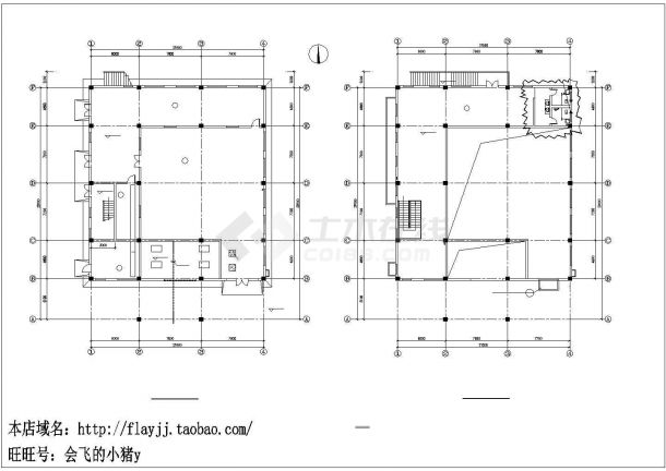 厂房设计_2层832平米陶瓷烧结厂房设计图【平立剖 吊顶镜像平面图】CAD设计施工图纸-图一