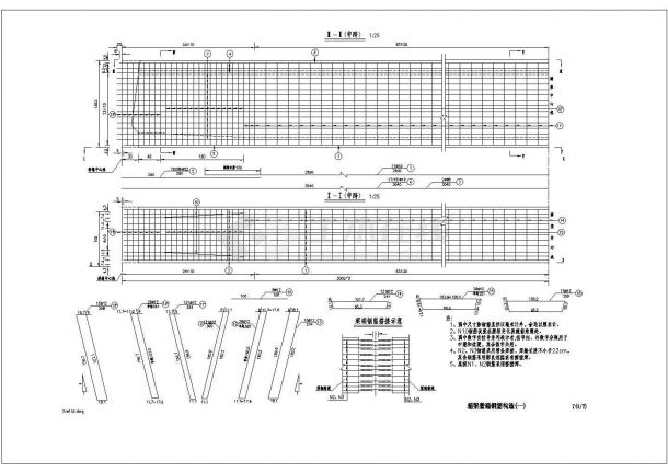 某30m钢砼预应力砼箱梁cad设计全套施工图纸（标注详细，25个CAD文件）-图一