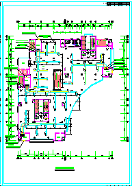 北京商场中央空调设计施工cad图纸_图1