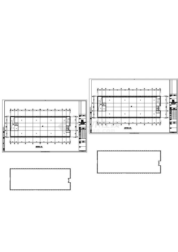 咸阳市某市政单位8层框架结构办公楼全套暖通系统设计CAD图纸-图一